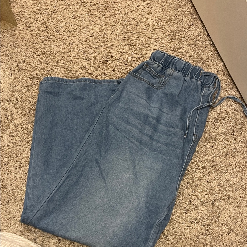 Stretchy Maternity Blue Jeans size L